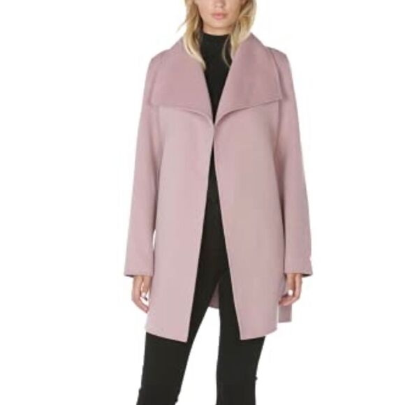 Tahari double face lightweight wool wrap coat size S - Picture 3 of 10